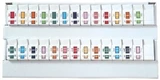 Tab Products 1278 Match Alphabetical Color Coding Label, Letter A-Z Set, 1/2 H x 1 W, 500/Roll (A1278-50)
