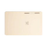 Smead Fastener File Folder, 1 Fastener, Reinforced Straight-Cut Tab, Letter Size, Manila, 50/Box (14510)