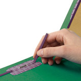 Smead Pressboard Fastener Folders, Legal Size, 1/3-Cut, 2 Fasteners, Green, 25/Box