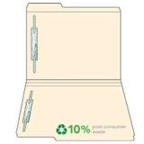 Manila Top Tab File Folders, 1/3-Cut (1st Position), Two Fasteners, 50/Box