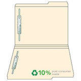 Manila Folders, Reinforced 1/3-Cut Tab 3rd Position, Letter Size, 11pt, 2 Fasteners, 50/Box