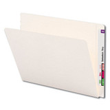 Smead End Tab Heavyweight File Folder, Reinforced Straight-Cut Extended Tab, Letter, 50/Bx (24507)