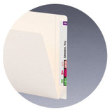 Smead Extended End Tab Ivory Folders, Legal Size, No Fastener, 50/Box
