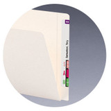 Smead End Tab File Folder, Reinforced Straight-Cut Extended Tab, Legal Size, Ivory, 100/Box