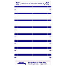 Dark blue File Folder Labels 59437