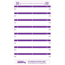 Purple File Folder Labels 59443