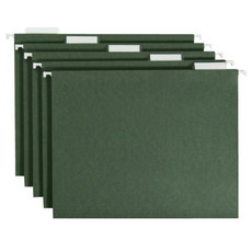 Hanging File Folders with Tab, 1/5-Cut Adjustable Tab (64077)