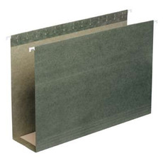 Smead Hanging Box Bottom File Folder, 3" Expansion, Legal Size, Standard Green, 25/Box