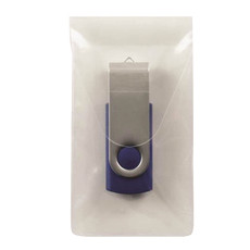 Smead Self-Adhesive Poly USB Flash Drive Pocket 6/Pack (68150)