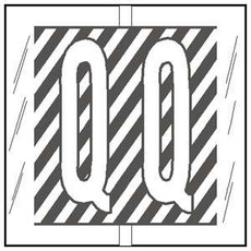 Col R Tab 12117 Label Letter Q 100/Pack