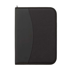 Smead Padfolio, Zipper Closure, Letter Size, Black (85845)