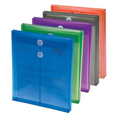 Smead Poly Envelope Letter Size Assorted Colors 5/Pack (89501)