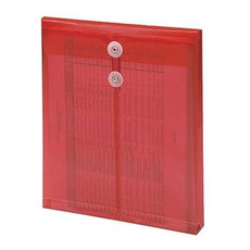 Smead Poly Envelope 1-1/4" Expansion Red 5-Pack (89547)