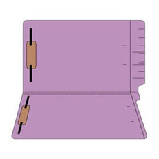 Colored Folders, End Tab, Legal Size, 3/4" Exp, Fasteners Pos 1/3, 11pt Lavender, 50/Box