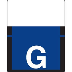 Tab Products Alpha Labels, 1307-Series, 1 H x 3/4 W, Letter G, Dk Blue, 500/Roll (A1307-G-T3)
