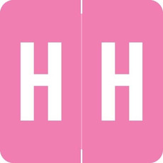 Barkley Alpha Labels Letter H Pink ADPK-H