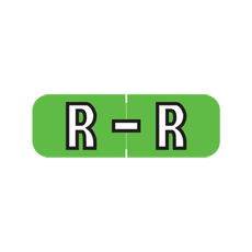 Barkley ABAM Label Letter R (500/Roll)