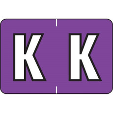 Barkley Alpha Labels Letter K Purple BRAM-K