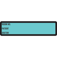 Arden Spine ID Labels - Turquoise, Printed