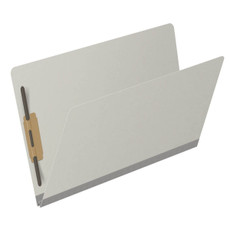 Type III Pressboard Folders, Legal Size, Gray, 25/Box (DV-S52-02-3GRY)