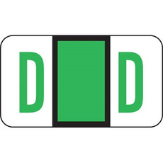 Jeter Alpha Labels Letter D Light Green JRAM-D