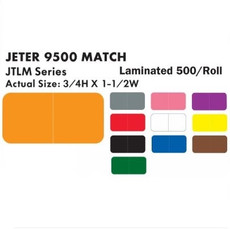 Jeter 9500 Solid Color Label Set (500/Roll)