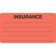 Insurance Labels, Insurance, 3-1/4 x 1-3/4, 250/RL