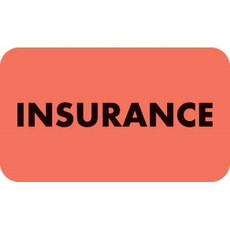 Insurance Labels, Insurance, 250/Box (MAP2880)