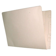 Manila Letter Size Reinforced Jeter Match End Tab Folder with Printed Tic Marks, 14 pt Manila Stock, Packaged 100/Box