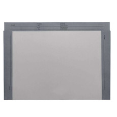 Colored Border File Jackets, 11 3/4 x 8 3/4, Open Top, 28# Stock, Stone, 100/Box (S-09656-STN)