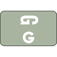 Smead ACCS Compatible Labels Letter G 100/Pack
