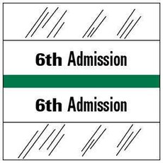 6th Admission Index Tab