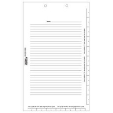Legal Index Divider Sheets, White, 14 x 8-1/2, 100/Pk