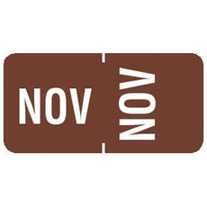 Tabbies Month Labels November Brown 70241