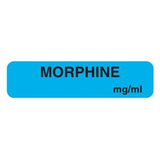 Morphine Label, 1-1/4 x 5/16, 760/Roll