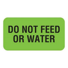 Veterinary Labels, Do Not Feed or Water, 1 5/8 W x 7/8 H, 560/RL, V-AN213