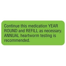 Continue this Medication Label, 2-1/4 x 7/8, 420/RL (V-AN636)