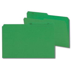 Smead Colored Folders with Reversible Tab (15367) Dark Green