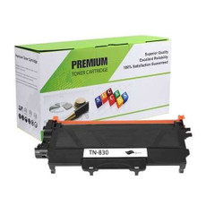 Brother TN830 (TN-830) Compatible Toner Cartridge, Black, 1.2K Yield