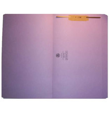 Smead 17410-F1 Top Tab Folders, Striaght-Cut, Legal Size, 3/4" Exp, Fastener Pos 1, 11pt Lavender, 50/Box