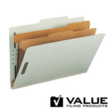100% Recycled Pressboard Classification Folder, Legal (21188)