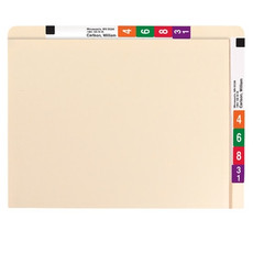 Smead Conversion File Folder Top and End Tab, Letter, Manila, (24190)