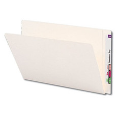 Smead End Tab Folder, Straight-Cut Tab, Legal Size, Ivory, 100/Bx (24559)