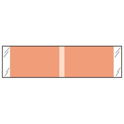 Kardex Solid Color Labels, 53300-Series, 3/8 H x 1-7/16 W, Pink, 1000/RL