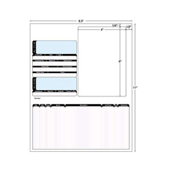 Integrated Labels, 1-UP, 6 x 4 Mail Order, 1500 Sheets/CS (59917)