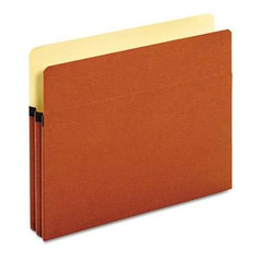Globe-Weis 63214 File Pockets, Rollover Tyvek-lined, Letter Size, 1-3/4" Exp, 25/Bx