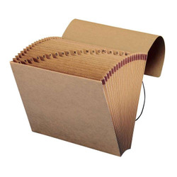 Smead Expanding File, Letter Size, Alphabetic (A-Z), 21 Pockets, Flap/Cord Closure, 70121
