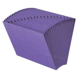 Smead Expanding File, Alphabetic (A-Z), 21 Pockets, Letter Size, Purple (70721)