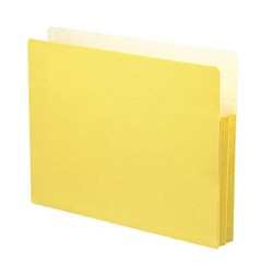 Smead File Pocket Straight-Cut Tab 1-3/4" Exp Yellow (73223)