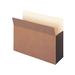 Smead File Pockets, Letter Size, 5-1/4" Expansion, Redrope (73885)